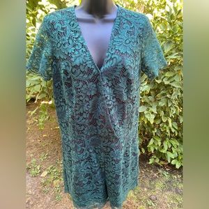 Chelae 28 emerald lace romper